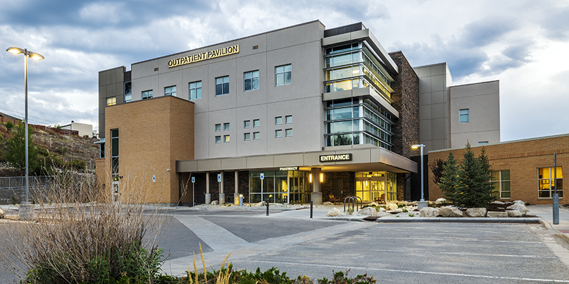 The HRRMC Pharmacy is located on the first floor of the Outpatient Pavilion. 
